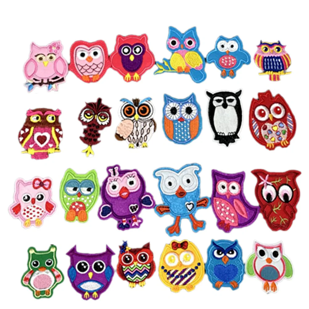 24pcs Owl Patch Creative Embroidery Appliques Sewing Accessories for Shirts Backpacks Jeans
24pcs Owl Patch Creative Embroidery Appliques Sewing Accessories for Shirts Backpacks Jeans