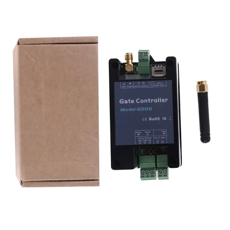 2G Gate Opener Remote Switch Relay Switch Door Opener with GSM Dial Control for Dc 9V ~ 6V/1A Secure Using Multi functio
2G Gate Opener Remote Switch Relay Switch Door Opener with GSM Dial Control for Dc 9V ~ 6V/1A Secure Using Multi functio