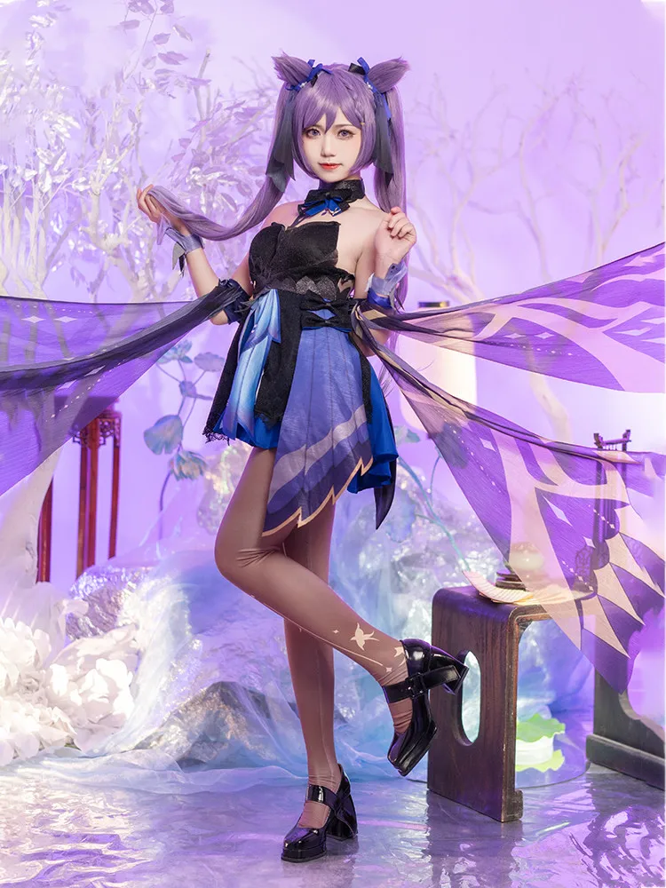 Игра Genshin Impact Keqing Косплей Костюм Униформа Latern Rite новый наряд Ke Qing официальное платье игра Хэллоуин
Игра Genshin Impact Keqing Косплей Костюм Униформа Latern Rite новый наряд Ke Qing официальное платье игра Хэллоуин