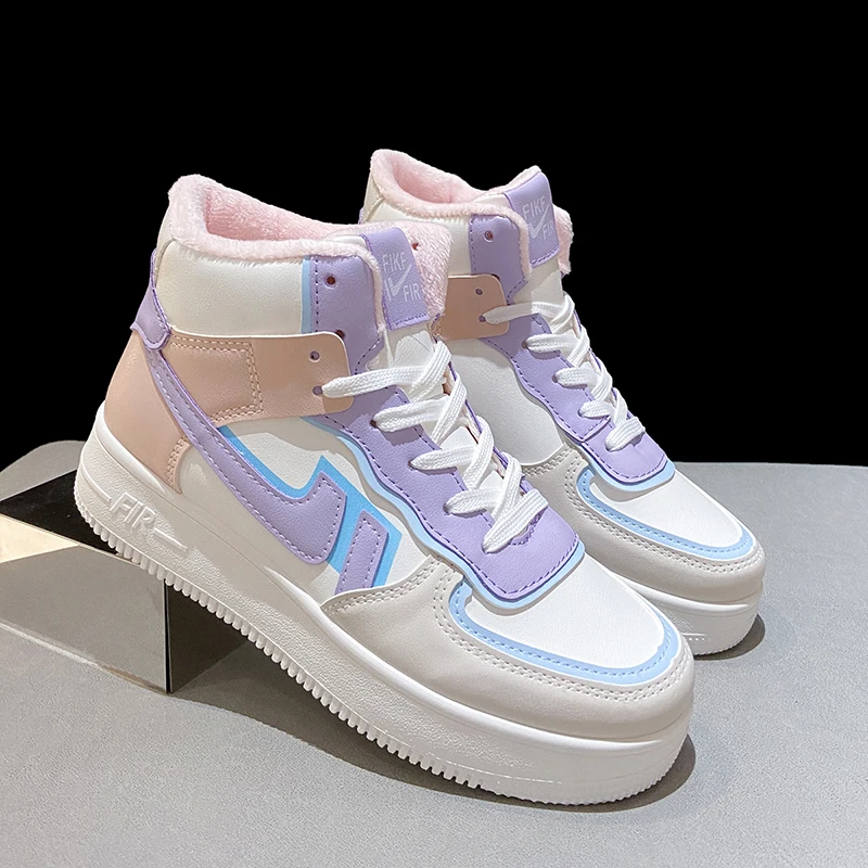 2022 Women's Air Luxury Shoes Ladies Casual Breathable Female Winter Warm Shoe Lace Up Woman Plus Cotton High Top Cute Shoes
2022 Women's Air Luxury Shoes Ladies Casual Breathable Female Winter Warm Shoe Lace Up Woman Plus Cotton High Top Cute Shoes