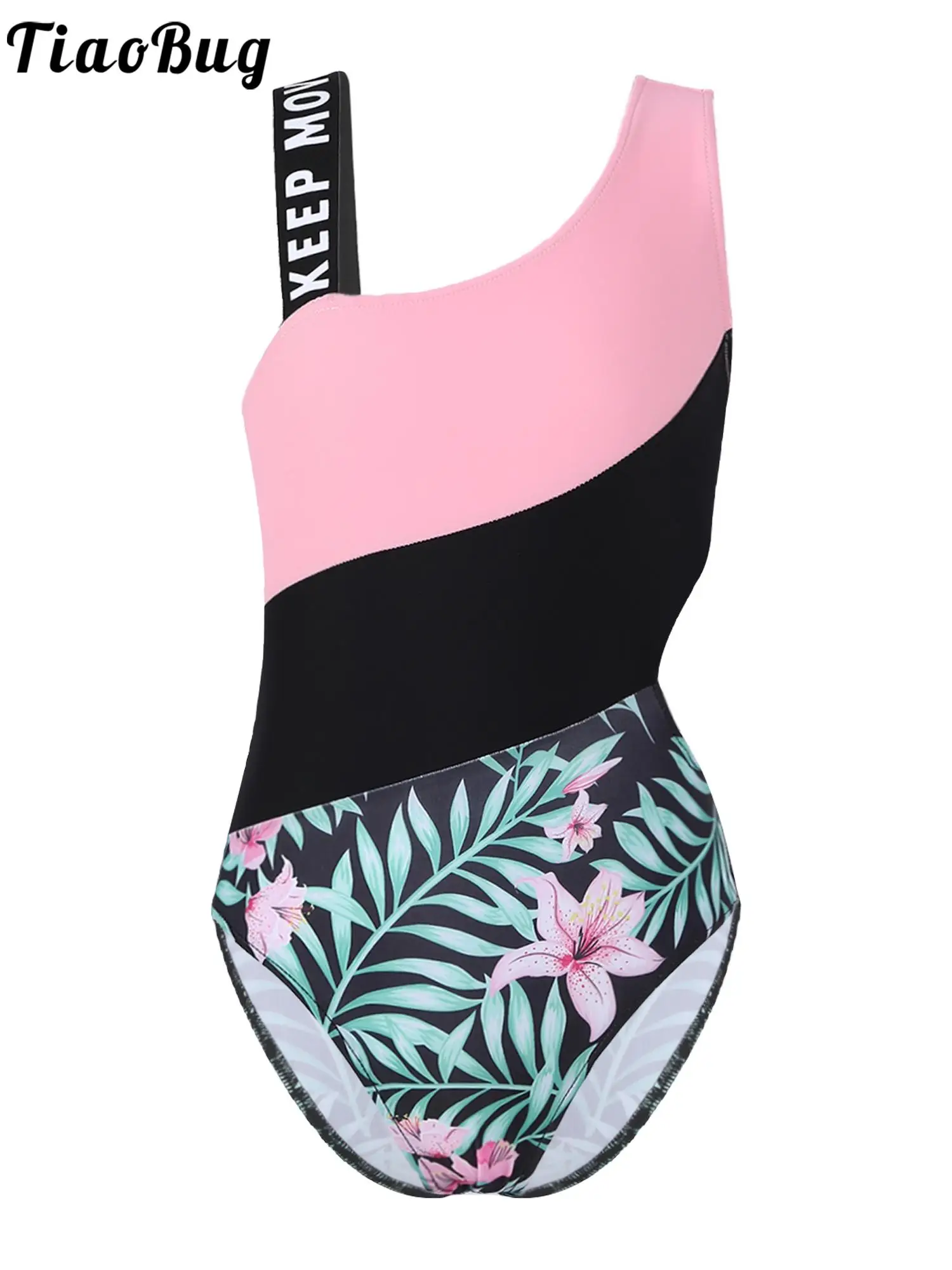 Summer Kids Girls Fashion Jumpsuit Swimming Soft Asymmetrical Shoulder Straps Color Contrast Patchwork Hollow Out Waist Bodysuit
Summer Kids Girls Fashion Jumpsuit Swimming Soft Asymmetrical Shoulder Straps Color Contrast Patchwork Hollow Out Waist Bodysuit