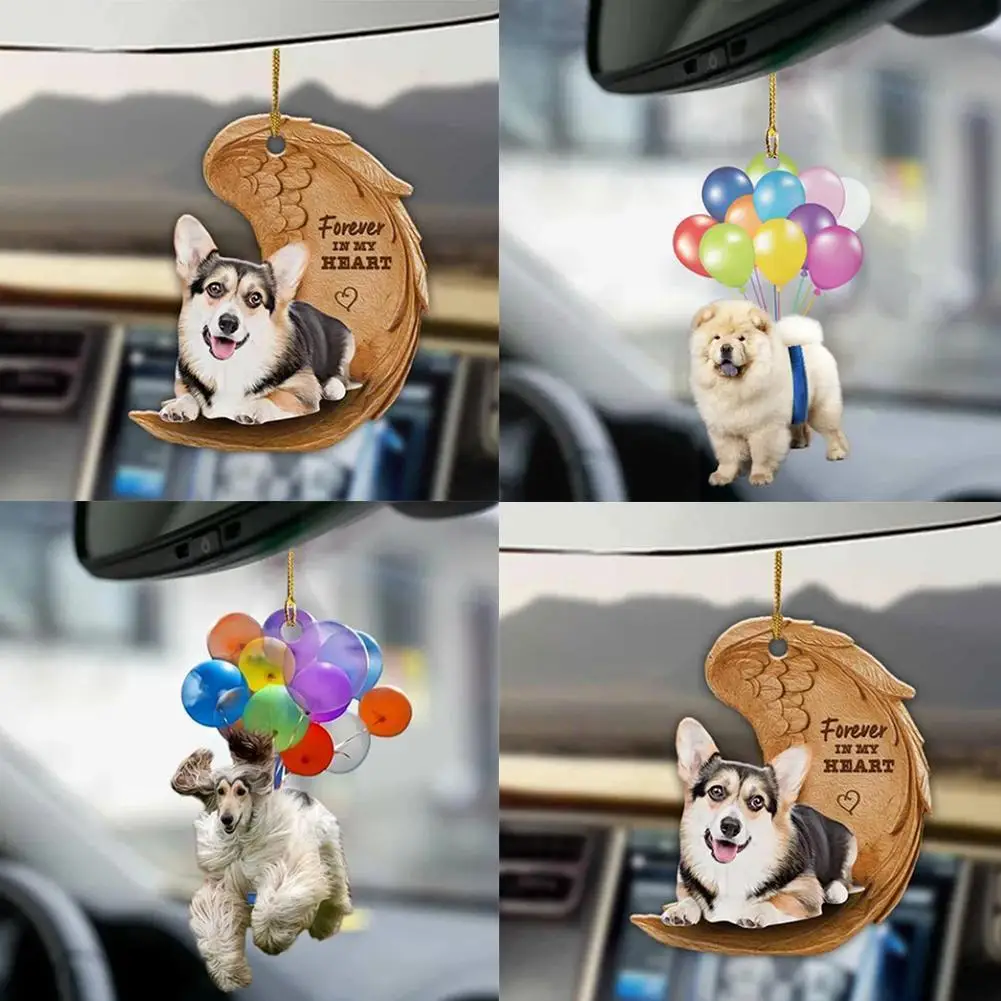 Acrylic Car Hanging Ornament Cute Dog Keychain Hanging Mood Hanging Gift With Pendant Ornament Happy Colorful Balloon Q7Q1
Acrylic Car Hanging Ornament Cute Dog Keychain Hanging Mood Hanging Gift With Pendant Ornament Happy Colorful Balloon Q7Q1