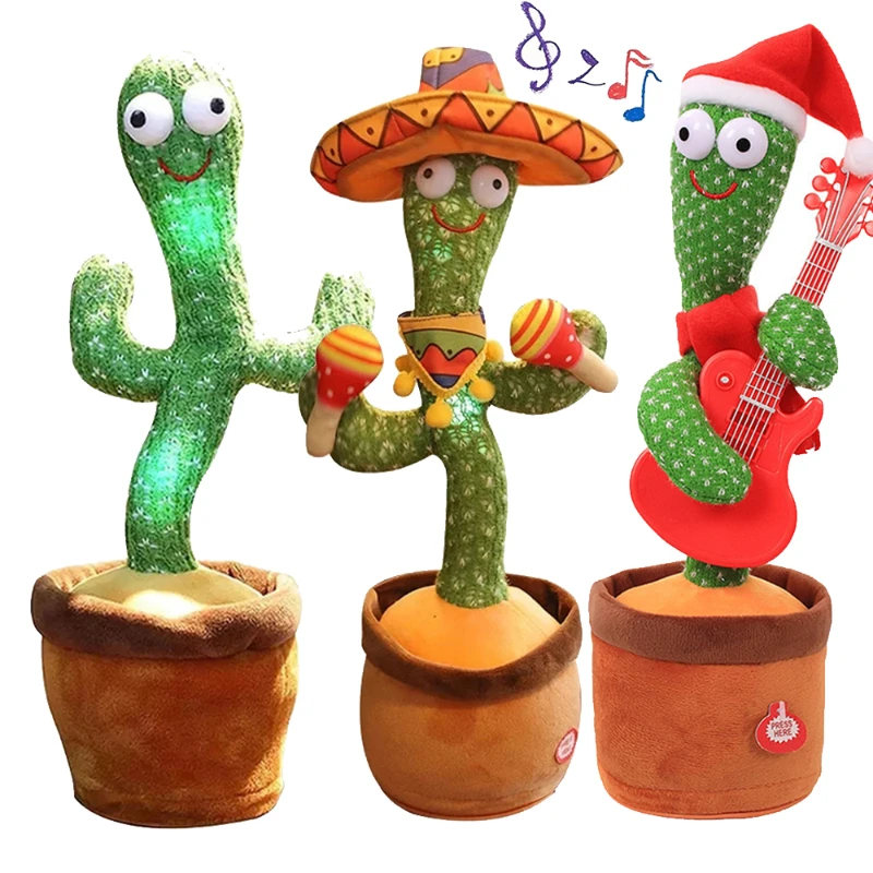 Cactus Toys USB Charging Sing Dance Speak Voice Toy Plush Doll Babies Toy For Baby Kid Christmas Gift Home Decor
Cactus Toys USB Charging Sing Dance Speak Voice Toy Plush Doll Babies Toy For Baby Kid Christmas Gift Home Decor