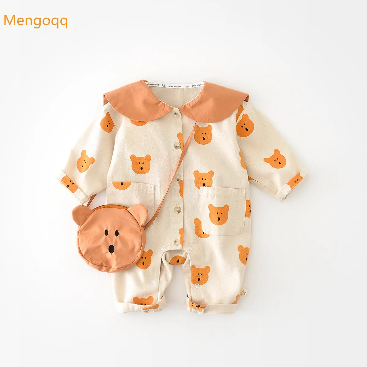 Mengoqq Spring Girl Baby Cartoon Bear Cardigan Jumpsuit Boy Infant Casual Cotton Print Long Sleeve Romper+Bag 2 Pcs 0-24M
Mengoqq Spring Girl Baby Cartoon Bear Cardigan Jumpsuit Boy Infant Casual Cotton Print Long Sleeve Romper+Bag 2 Pcs 0-24M