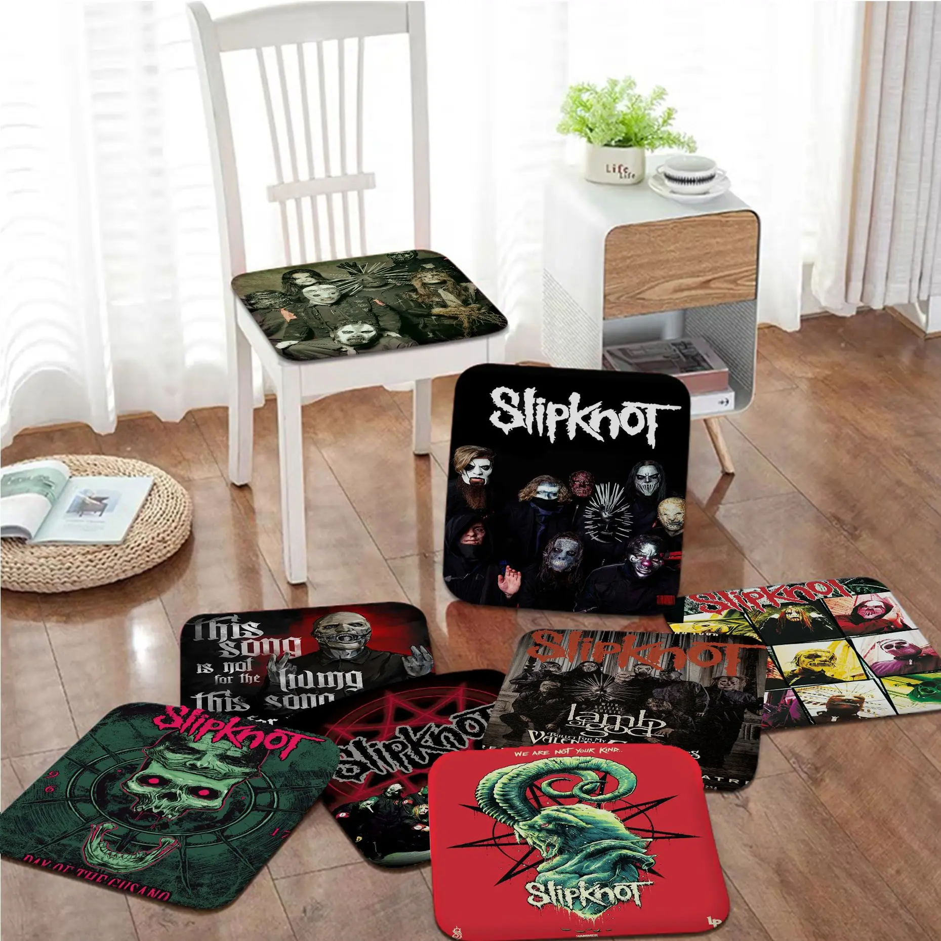 Heavy Metal ROCK BAND Simplicity Multi-Color Seat Cushion Office Dining Stool Pad Sponge Sofa Mat Non-Slip Cushion Pads
Heavy Metal ROCK BAND Simplicity Multi-Color Seat Cushion Office Dining Stool Pad Sponge Sofa Mat Non-Slip Cushion Pads