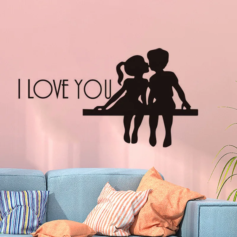 Love Valentine's Day Couple Romantic Kiss Fondness Happy Wall Stickes INS Style Two People Vinyl Interior Wall Decor
Love Valentine's Day Couple Romantic Kiss Fondness Happy Wall Stickes INS Style Two People Vinyl Interior Wall Decor