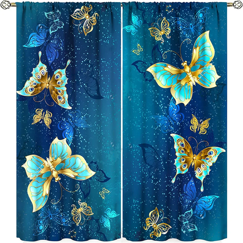 Wholesale Vintage Peacocks Butterfly Design Free Shipping 2 Pieces Thin Drapes Window Curtain for Living Room Bedroom Home Decor
Wholesale Vintage Peacocks Butterfly Design Free Shipping 2 Pieces Thin Drapes Window Curtain for Living Room Bedroom Home Decor