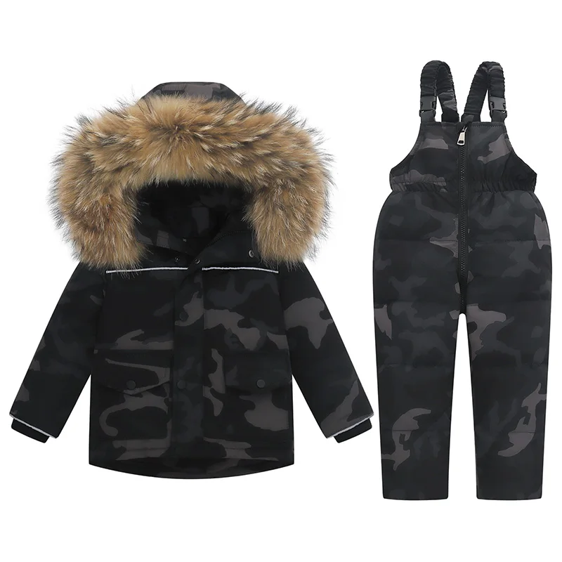 -30° Winter Children Clothing Set Hooded Boy Baby Overalls Down Jacket Warm Kids Coat + Jumpsuit Snowsuit Toddler Girl Clothes
-30° Winter Children Clothing Set Hooded Boy Baby Overalls Down Jacket Warm Kids Coat + Jumpsuit Snowsuit Toddler Girl Clothes