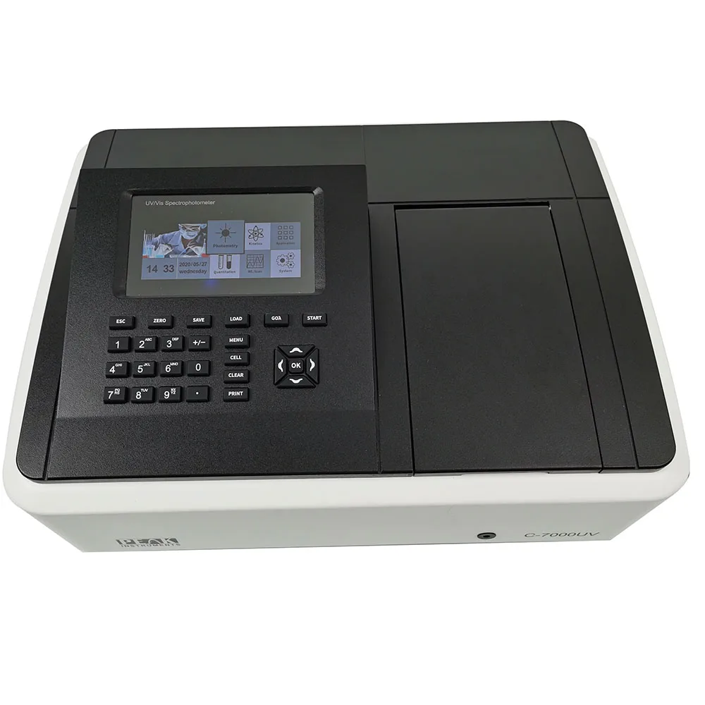 High Quality 190-1100nm Photometer Single Beam 1nm Portable Spectrometer Visible Spectrophotometer
High Quality 190-1100nm Photometer Single Beam 1nm Portable Spectrometer Visible Spectrophotometer