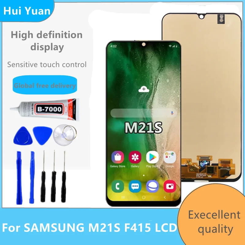 ЖК-дисплей 6,4 ''Super AMOLED M21S с рамкой для Samsung Galaxy M21s F415 F415F, сменный сенсорный экран с дигитайзером
ЖК-дисплей 6,4 ''Super AMOLED M21S с рамкой для Samsung Galaxy M21s F415 F415F, сменный сенсорный экран с дигитайзером