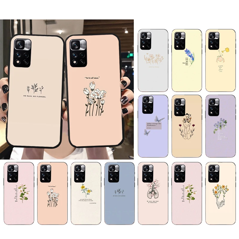 Phone Case For Xiaomi Redmi Note 11 11S 11T Pro 10 9Pro Note9S 10S Redmi 10 9 10C 9C 9A 9T Art Aesthetic Flower Case
Phone Case For Xiaomi Redmi Note 11 11S 11T Pro 10 9Pro Note9S 10S Redmi 10 9 10C 9C 9A 9T Art Aesthetic Flower Case
