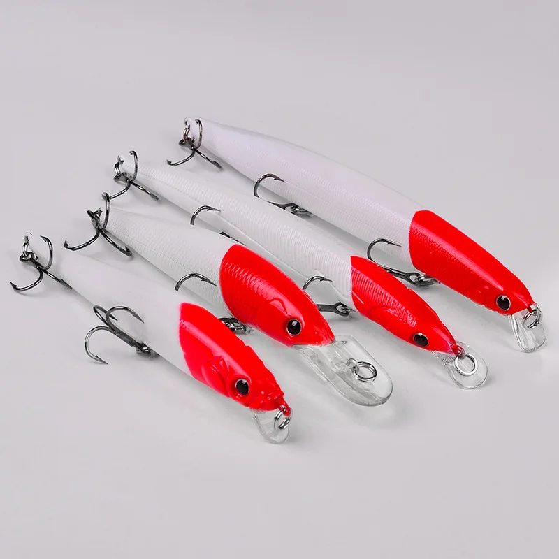 13Models VIB Luya Bait Red Head White Body Floating Minnow Plastic Hard Lure Bionic Luminous Submerged Pencil Fishing Tackle New
13Models VIB Luya Bait Red Head White Body Floating Minnow Plastic Hard Lure Bionic Luminous Submerged Pencil Fishing Tackle New