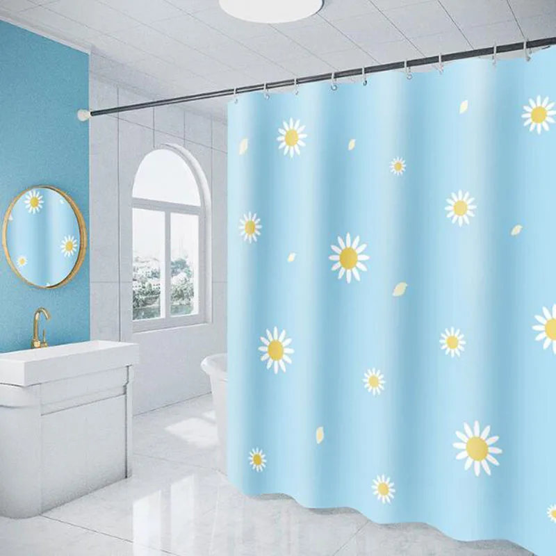 Modern Simplicity Style Chrysanthemum Flower Pattern Shower Curtain Thicken Waterproof Mildew-Proof Bath Curtain Bathroom Decor
Modern Simplicity Style Chrysanthemum Flower Pattern Shower Curtain Thicken Waterproof Mildew-Proof Bath Curtain Bathroom Decor