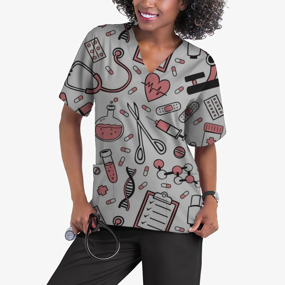 3D Women's T-shirt V-neck Summer Short Sleeve Top Medicine Thermometer Pattern Women's Clothing Casual Street Clothing
3D Women's T-shirt V-neck Summer Short Sleeve Top Medicine Thermometer Pattern Women's Clothing Casual Street Clothing