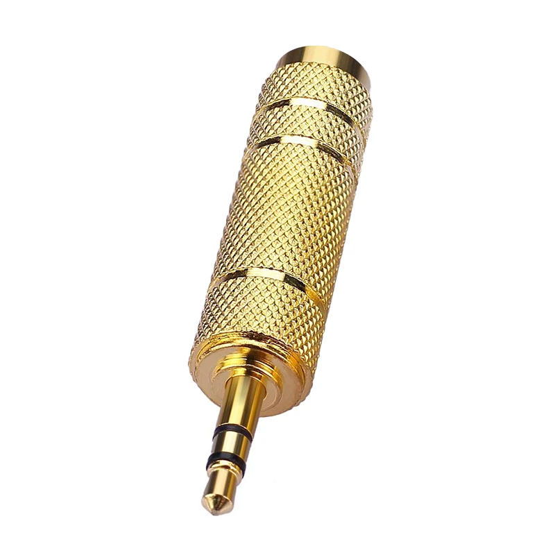 1 pcs Jack 6.35mm Male Plug to 3.5mm Female Connector Headphone Amplifier Audio Adapter Microphone AUX 6.35mm 3.5 mm Converter
1 pcs Jack 6.35mm Male Plug to 3.5mm Female Connector Headphone Amplifier Audio Adapter Microphone AUX 6.35mm 3.5 mm Converter
