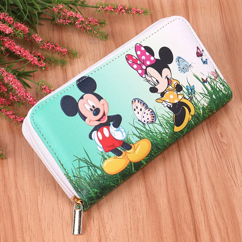 Disney Mickey Mouse Women Long Wallet Minnie High Capacity Multifunction Wallet Zipper Coin Purse Female Card Holder Clutch
Disney Mickey Mouse Women Long Wallet Minnie High Capacity Multifunction Wallet Zipper Coin Purse Female Card Holder Clutch
