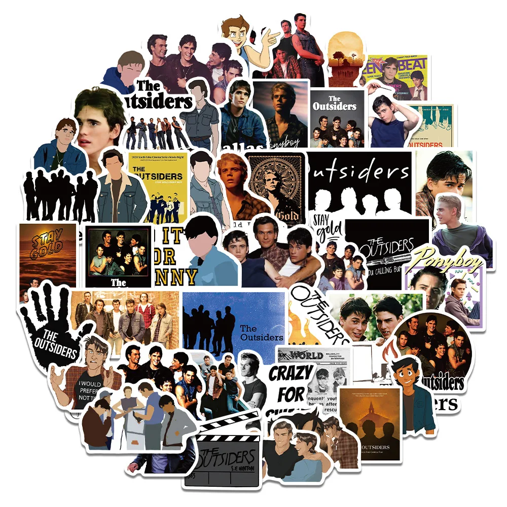 50pcs Movie The Outsiders Stickers Decal Cool Decorative Kids Toy DIY Lapto P Motorcycle Phone Guitar Waterproof Sticker
50pcs Movie The Outsiders Stickers Decal Cool Decorative Kids Toy DIY Lapto P Motorcycle Phone Guitar Waterproof Sticker
