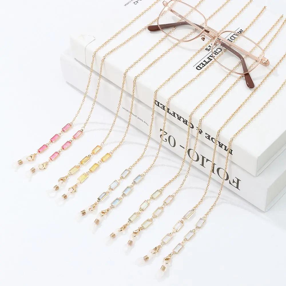 Fashion Anti-lost Eyeglasses Strap Cord Holder Crystal Beaded Glasses Chains Metal Sunglasses Lanyards Eyewear Accessories
Fashion Anti-lost Eyeglasses Strap Cord Holder Crystal Beaded Glasses Chains Metal Sunglasses Lanyards Eyewear Accessories