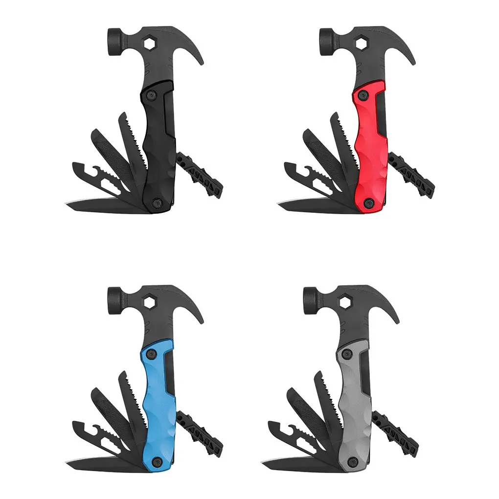 Multifunctional Pliers 13 In 1 Claw Hammer Multitool Foldable Cutter Tool with Sheath for Outdoor Emergency Black
Multifunctional Pliers 13 In 1 Claw Hammer Multitool Foldable Cutter Tool with Sheath for Outdoor Emergency Black