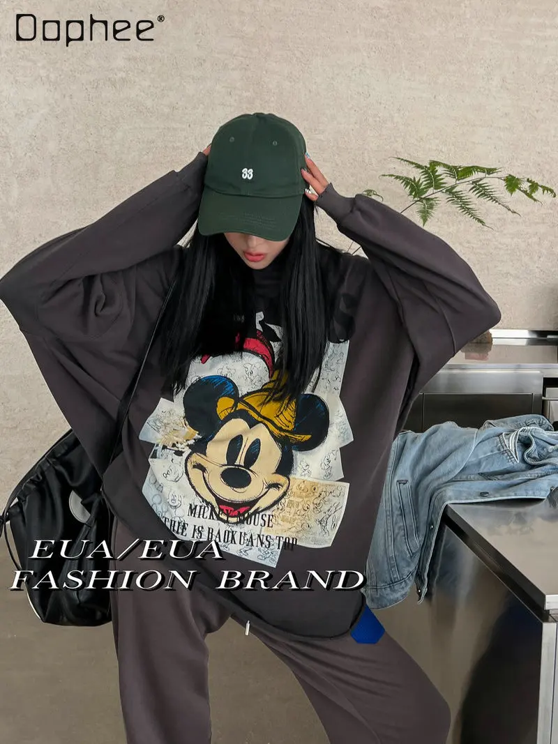 Kawaii Cartoon Print Sweatshirt Top Female 2022 Autumn New Stylish Loose Round Neck Long Sleeve Pullover Hoodie Coat Women
Kawaii Cartoon Print Sweatshirt Top Female 2022 Autumn New Stylish Loose Round Neck Long Sleeve Pullover Hoodie Coat Women