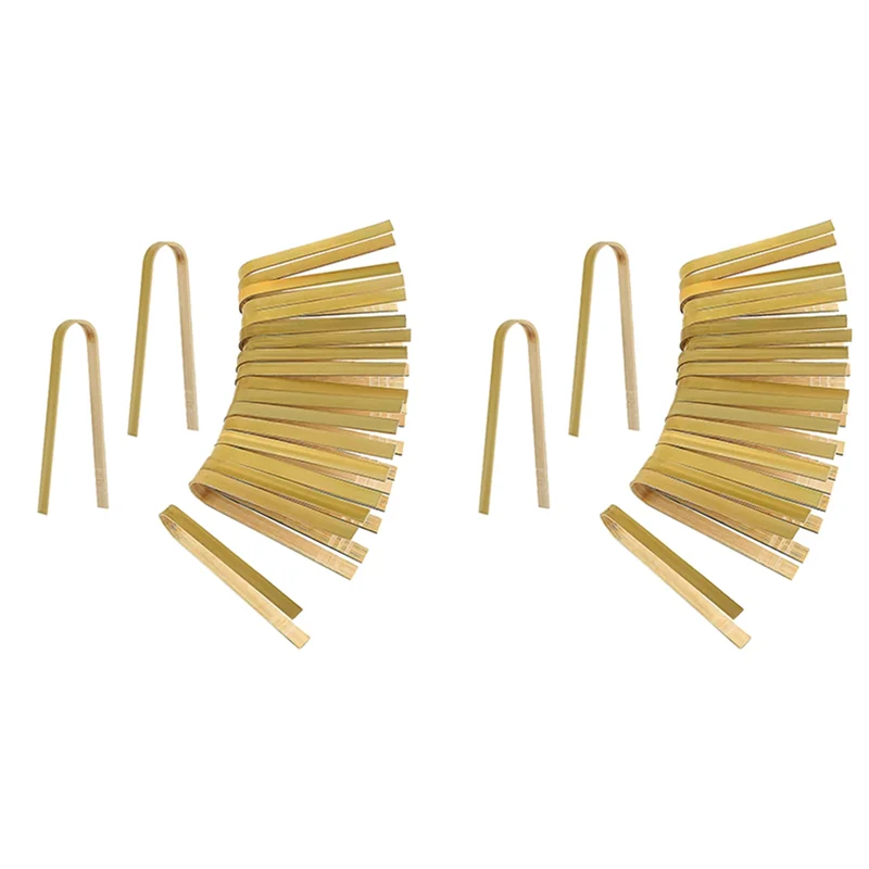 100Pcs Tongs Disposable Cooking Utensils Mini Bamboo Tongs Natural Toast Tongs for Cooking
100Pcs Tongs Disposable Cooking Utensils Mini Bamboo Tongs Natural Toast Tongs for Cooking