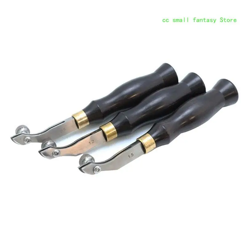 R3MA Adjustable Leatherworking Tool Outside Edges Creaser with Wood Handle Sharpness
R3MA Adjustable Leatherworking Tool Outside Edges Creaser with Wood Handle Sharpness