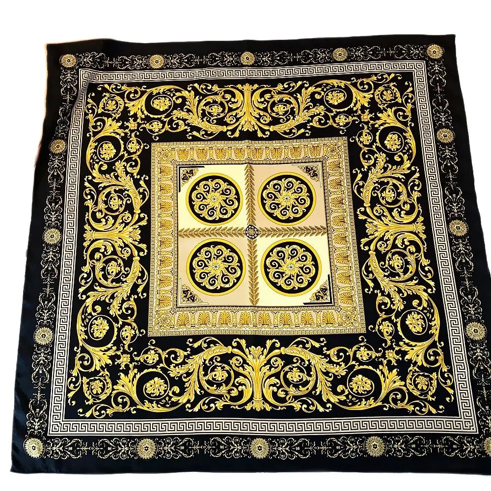Luxury Big Brand Twill Silk Long 90cm*90cm Square Scarves Women Bohemia Style Headband Shawl Fashion Muslim Hijab For Ladies
Luxury Big Brand Twill Silk Long 90cm*90cm Square Scarves Women Bohemia Style Headband Shawl Fashion Muslim Hijab For Ladies