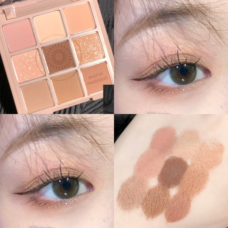 Milk Orange 9-color Eyeshadow Palette Matte Fine Flash Pearlescent Makeup Eyeshadow Palette Waterproof Longlasting Eye Cosmetics
Milk Orange 9-color Eyeshadow Palette Matte Fine Flash Pearlescent Makeup Eyeshadow Palette Waterproof Longlasting Eye Cosmetics