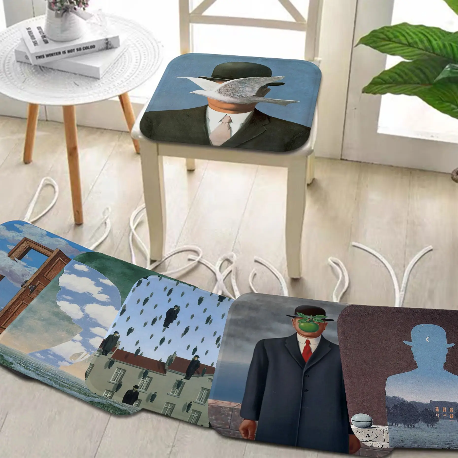 Rene Magritte Four Seasons Chair Mat Soft Pad Seat Cushion For Dining Patio Home Office Indoor Outdoor Garden Sofa Decor Tatami
Rene Magritte Four Seasons Chair Mat Soft Pad Seat Cushion For Dining Patio Home Office Indoor Outdoor Garden Sofa Decor Tatami