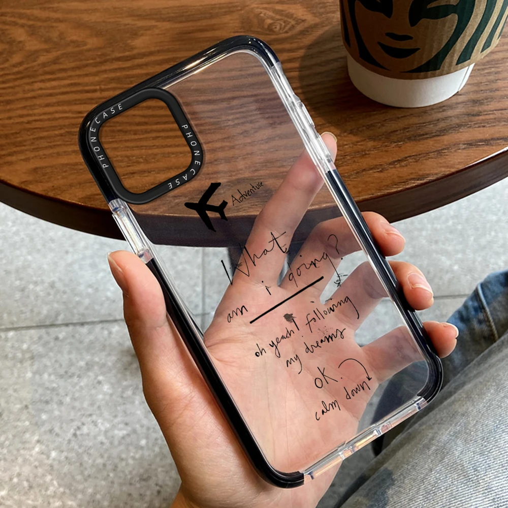 Aircraft text label Phone Case for iPhone 14Pro Max 13 12 11 Pro Max XS XR X Luxury Transparent Silicone Color Cover Fundas
Aircraft text label Phone Case for iPhone 14Pro Max 13 12 11 Pro Max XS XR X Luxury Transparent Silicone Color Cover Fundas