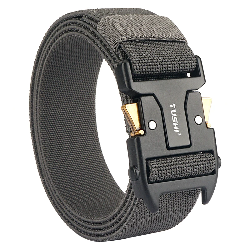 New Quick Release Men's Elastic Belt Hard Alloy Pluggable Buckle Army Tactical Belt Soft Unisex Stretch Girdle Hiking Military
New Quick Release Men's Elastic Belt Hard Alloy Pluggable Buckle Army Tactical Belt Soft Unisex Stretch Girdle Hiking Military