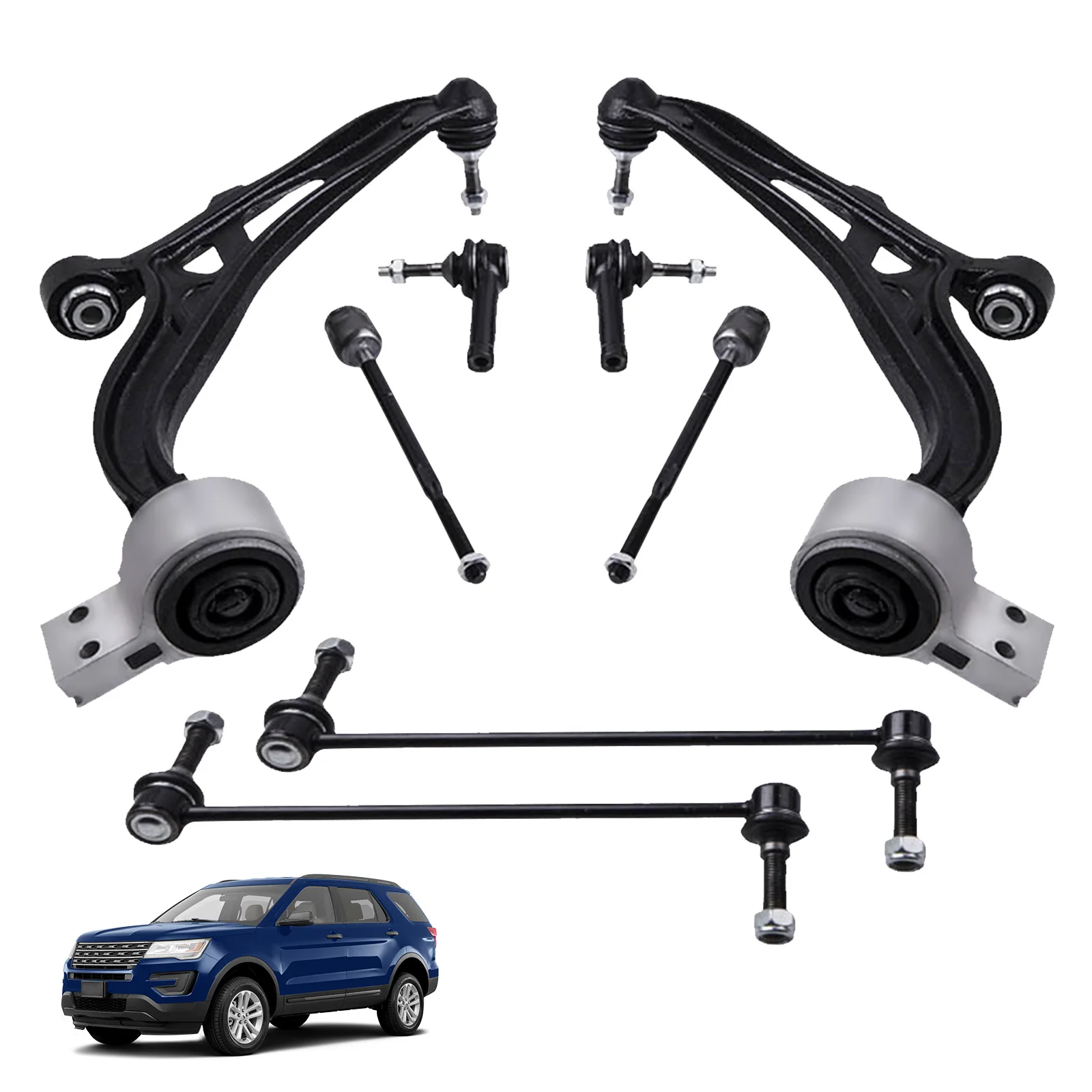 8pcs Front Lower Control Arms &Ball Joints Tie Rods Sway For Ford Explorer 2011 2012 2013 2014 2015 2016 2017
8pcs Front Lower Control Arms &Ball Joints Tie Rods Sway For Ford Explorer 2011 2012 2013 2014 2015 2016 2017