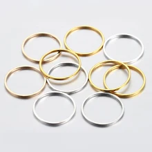 20-50pcs Earrings Making 8-40mm Hoops Earring Wires Connectors Closed Circle Rings for DIY Pendant Jewelry Making Accessories