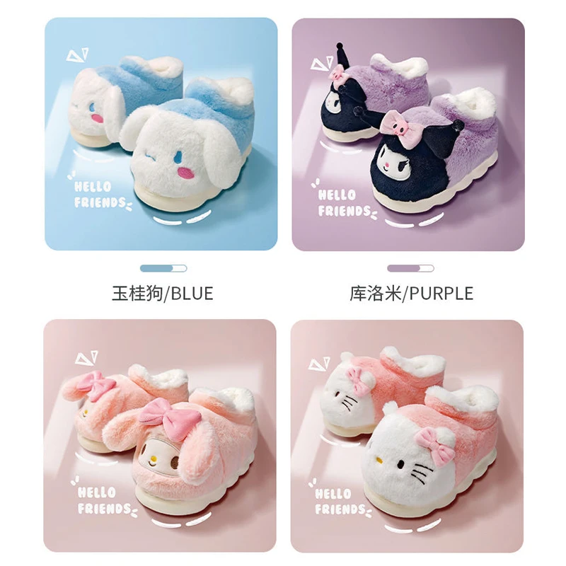 Kawaii Sanrioed Anime Cartoon Hello Kitty Series Lovely Slippers Cotton Padded Shoes Warm Non Slip Baby Boy Girl Festival Gift
Kawaii Sanrioed Anime Cartoon Hello Kitty Series Lovely Slippers Cotton Padded Shoes Warm Non Slip Baby Boy Girl Festival Gift