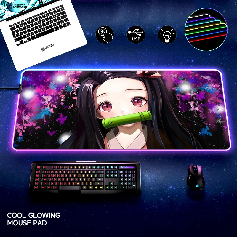 Kimetsu No Yaiba Demon Slayer Gaming Laptop Pc Mouse Pad Computer Ковер Office Cute RGB Kоврик Large Gamer Keyboard Backlight
Kimetsu No Yaiba Demon Slayer Gaming Laptop Pc Mouse Pad Computer Ковер Office Cute RGB Kоврик Large Gamer Keyboard Backlight