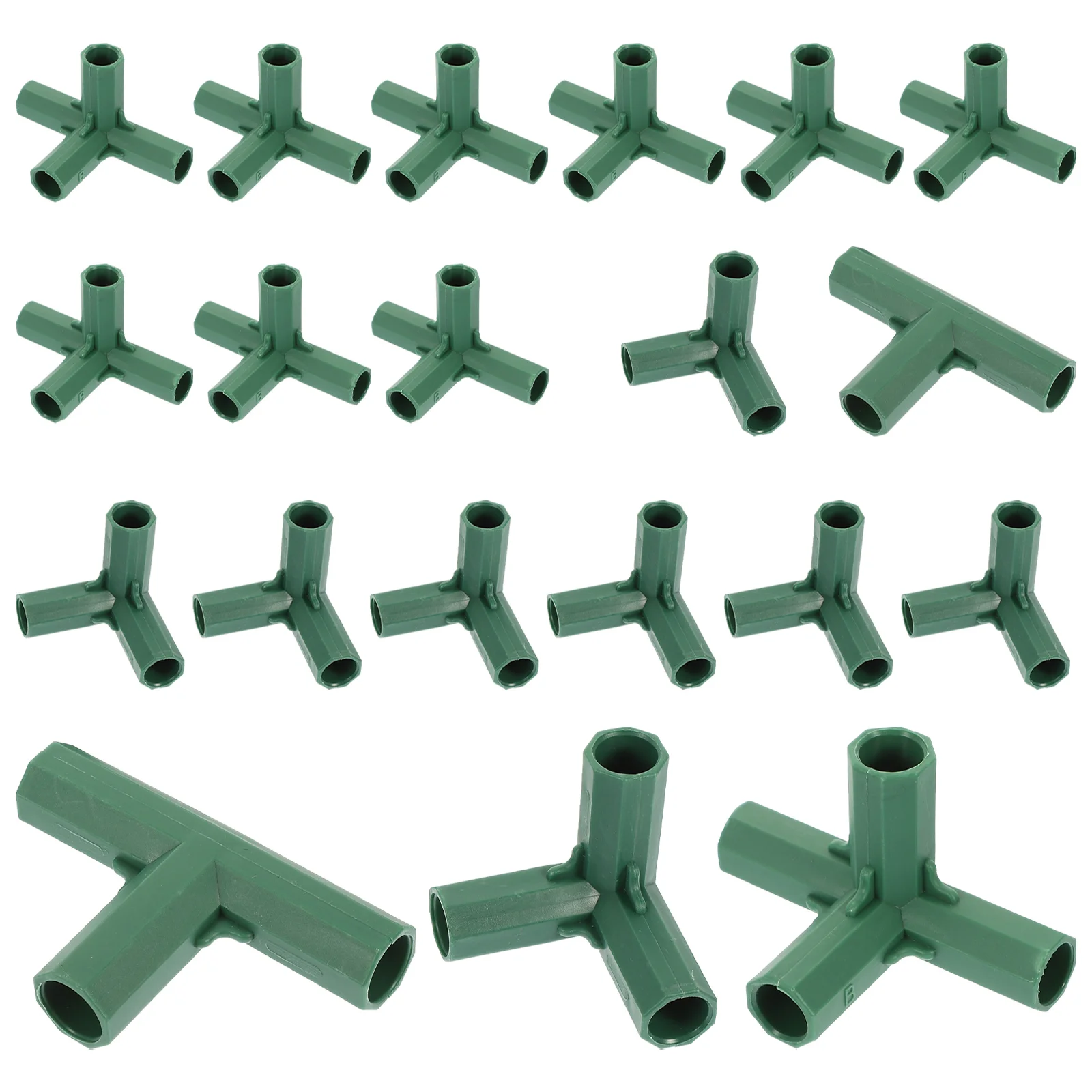 20 Pcs Three-way Four-way Bracket Gardening Frame Connectors Trellis Fence Cage Supplies Plastic Two-way Stand
20 Pcs Three-way Four-way Bracket Gardening Frame Connectors Trellis Fence Cage Supplies Plastic Two-way Stand