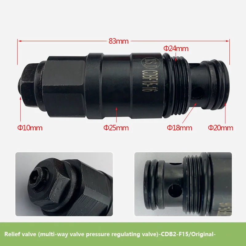 Forklift Parts Relief Valve (Multi-Way Valve Pressure Regulating Valve 20)-CDB2-F15/YF-01-20-Original Fit For Heli Forklift
Forklift Parts Relief Valve (Multi-Way Valve Pressure Regulating Valve 20)-CDB2-F15/YF-01-20-Original Fit For Heli Forklift