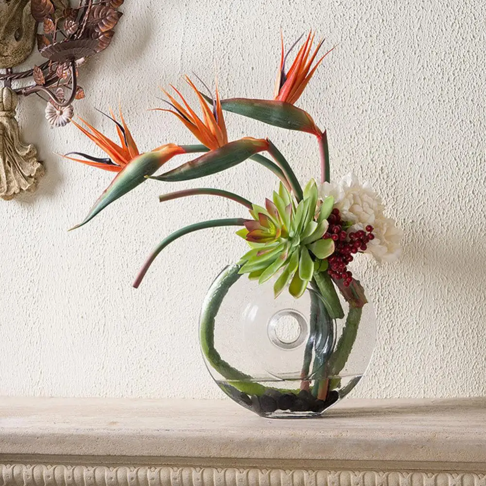 Artificial Flower Bird Of Paradise Fake Plant Silk Strelitzia Reginae Home Decor Heaven Bird High-end Fake Flowers Garden Decor
Artificial Flower Bird Of Paradise Fake Plant Silk Strelitzia Reginae Home Decor Heaven Bird High-end Fake Flowers Garden Decor