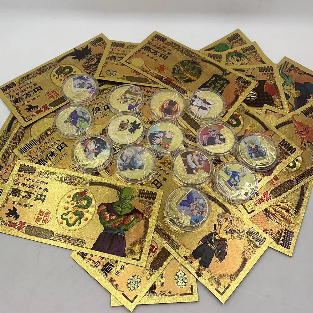 Classical Dragon Anime accessories figures Gold metal coin and gold foil cards for cartoon show decoration and manga cosplay
Classical Dragon Anime accessories figures Gold metal coin and gold foil cards for cartoon show decoration and manga cosplay