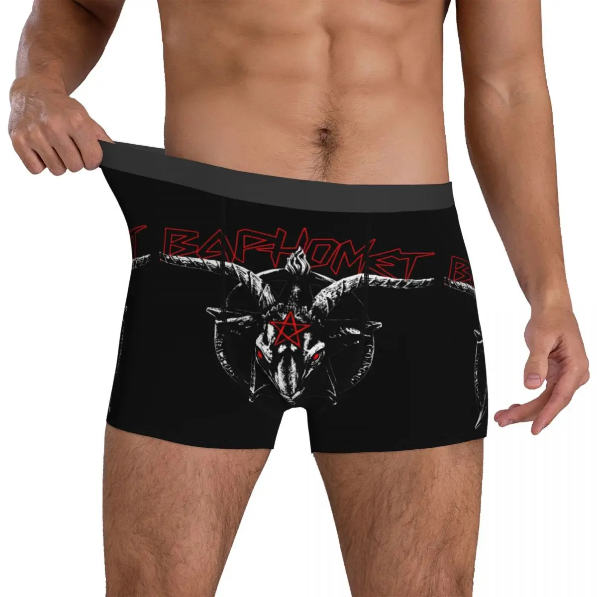 Baphomet Sabbatic Goat Devil Underwear satan steven rhodes Male Shorts Briefs Breathable Boxershorts Custom Oversize Underpants
Baphomet Sabbatic Goat Devil Underwear satan steven rhodes Male Shorts Briefs Breathable Boxershorts Custom Oversize Underpants