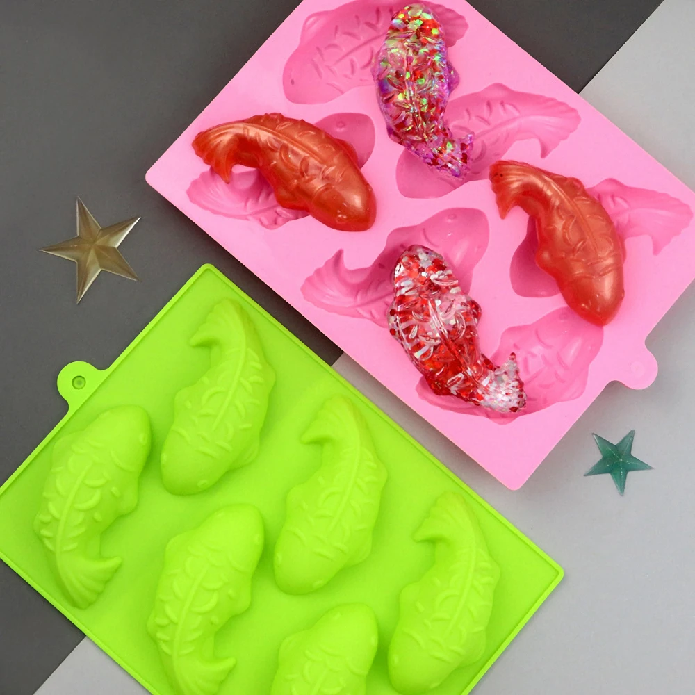 3D 6 Holes Silicone Cake Molds Fish Carp Soap Making Mold Chocolate Ice Cream Mould Dessert Molds Cake Silicone Molds
3D 6 Holes Silicone Cake Molds Fish Carp Soap Making Mold Chocolate Ice Cream Mould Dessert Molds Cake Silicone Molds