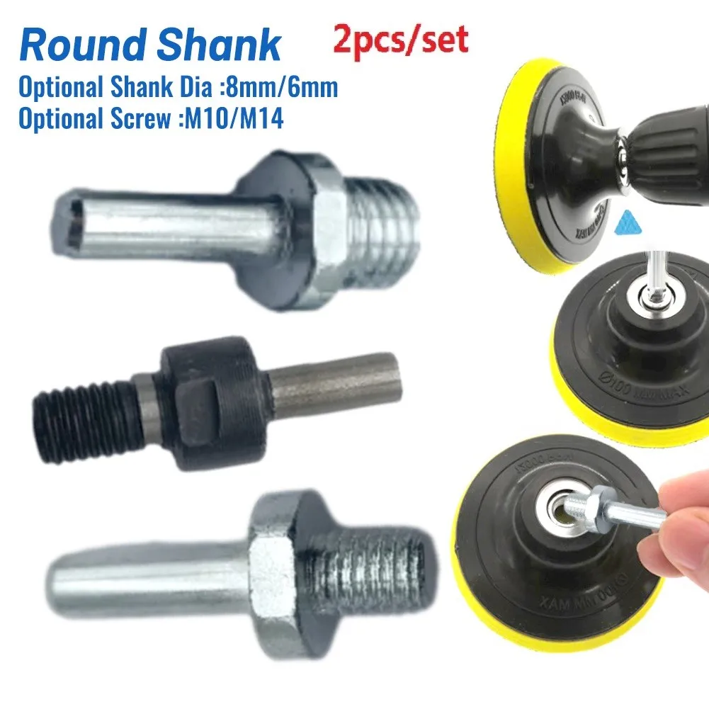 2 Pcs Polishing Pad Connecting Rod M10/M14 Thread Screw Drill Adapter Wire Brush Rod W/8mm Shank For Car Polisher Tools Parts
2 Pcs Polishing Pad Connecting Rod M10/M14 Thread Screw Drill Adapter Wire Brush Rod W/8mm Shank For Car Polisher Tools Parts