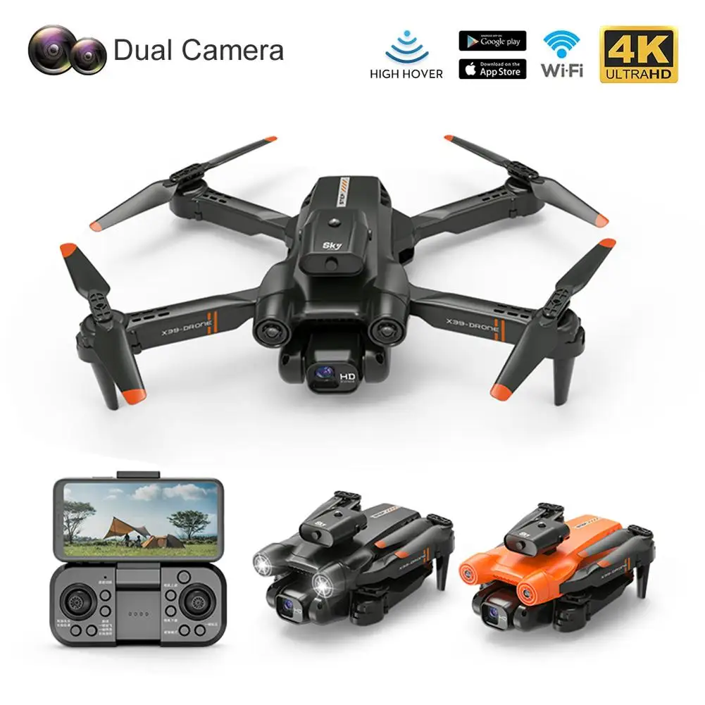X39 Mini Drone 4k Hd Dual Esc Camera Optical Flow Positioning Obstacle Avoidance Foldable Quadcopter Rc Dron Toys Gifts
X39 Mini Drone 4k Hd Dual Esc Camera Optical Flow Positioning Obstacle Avoidance Foldable Quadcopter Rc Dron Toys Gifts