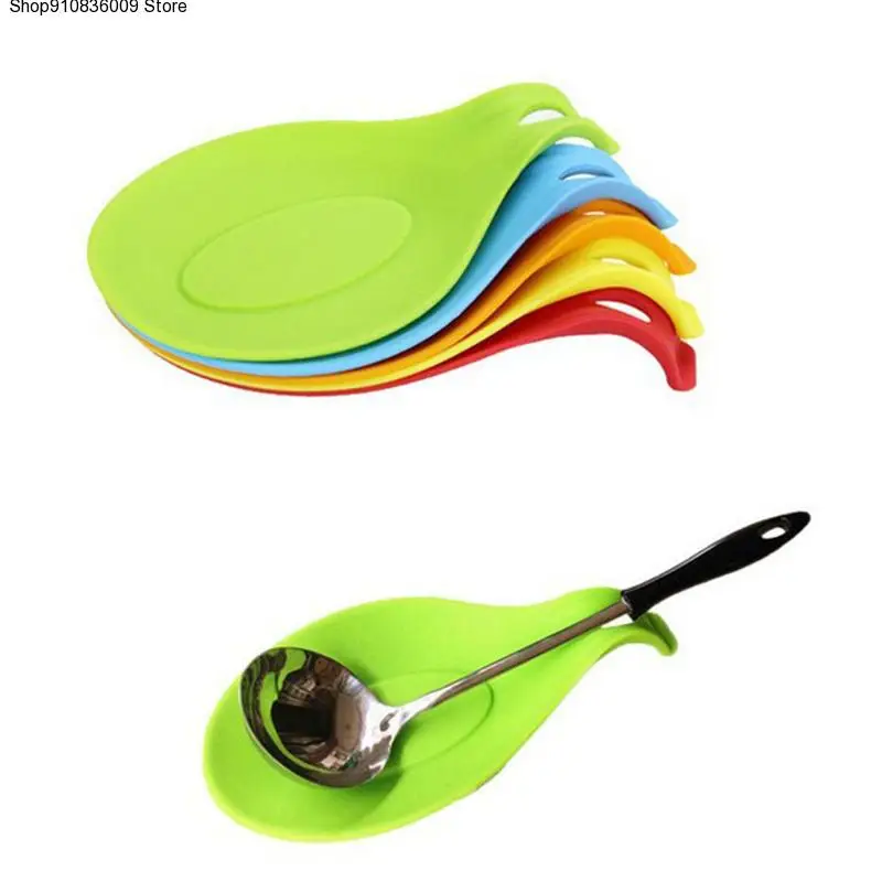Silicone Insulation Spoon Rest Heat Resistant Placemat Drink Glass Coaster Tray Spoon Pad Eat Mat Pot Holder Kitchen Accessories 
Silicone Insulation Spoon Rest Heat Resistant Placemat Drink Glass Coaster Tray Spoon Pad Eat Mat Pot Holder Kitchen Accessories