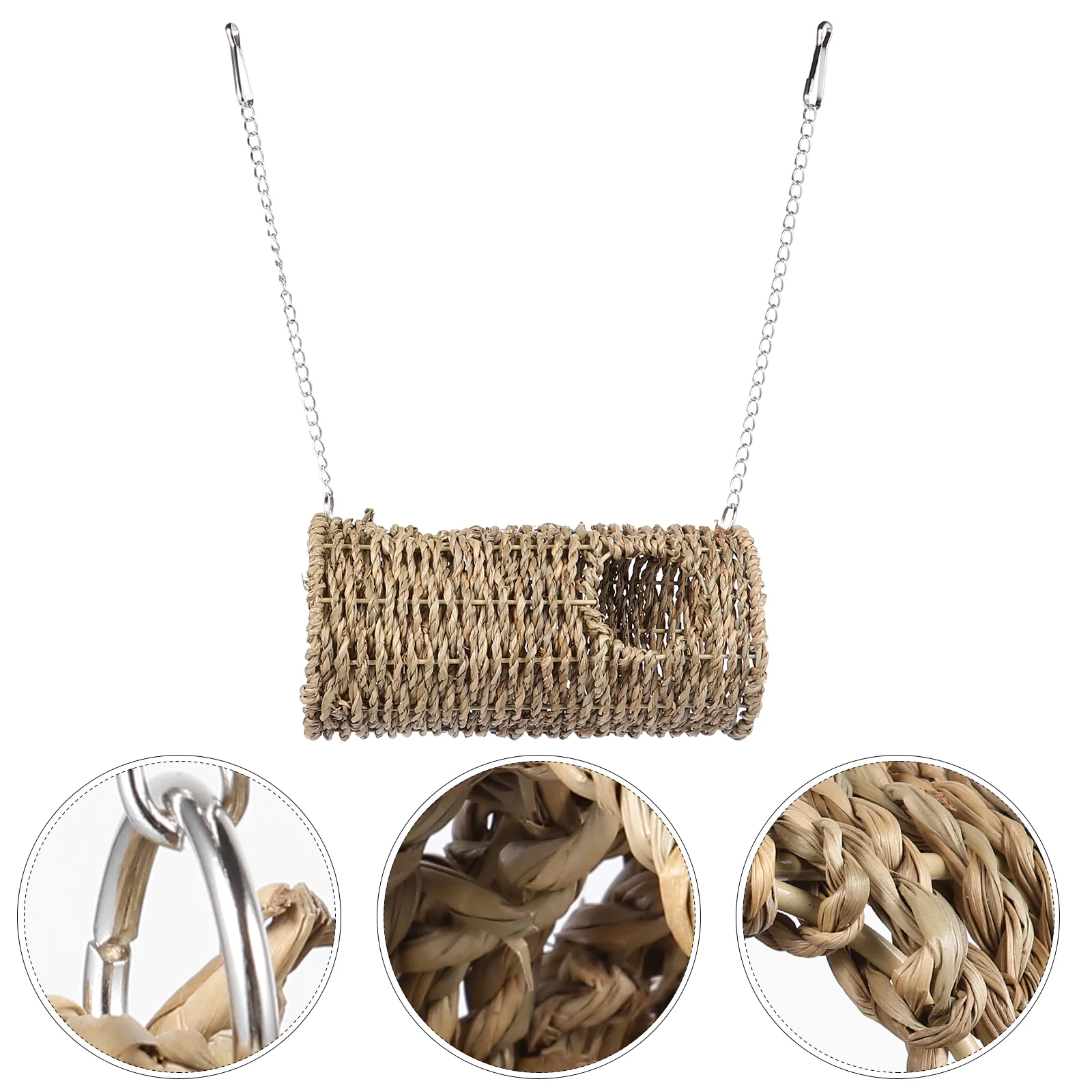 Hamster Hut Tunnel Pet House Toy Activity Center Straw Habitat Guinea Hideaway Hammock Hanging Bird Hideout Natural Snuggle
Hamster Hut Tunnel Pet House Toy Activity Center Straw Habitat Guinea Hideaway Hammock Hanging Bird Hideout Natural Snuggle