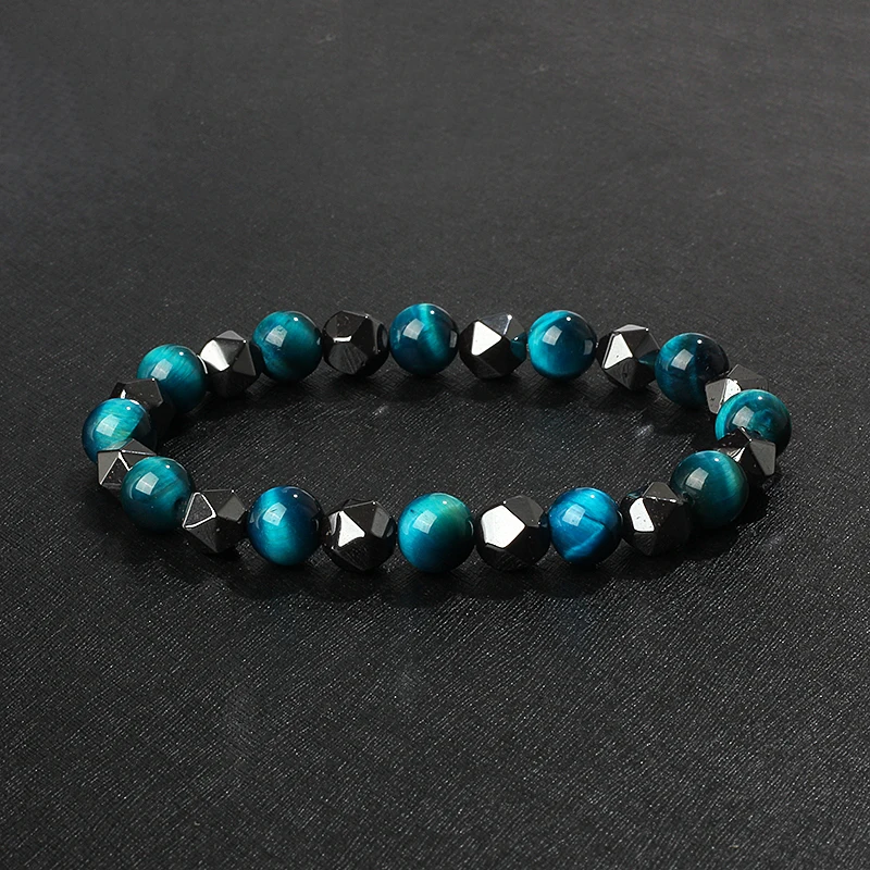 Tiger Eye Irregular Hematite Bracelets Men 6/8mm Natural Stone Lava Health Care Yoga Bracelets for Women Chram Jewelry Pulsera
Tiger Eye Irregular Hematite Bracelets Men 6/8mm Natural Stone Lava Health Care Yoga Bracelets for Women Chram Jewelry Pulsera