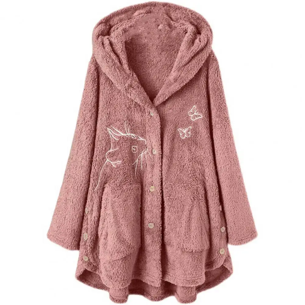 Women Winter Coat Outwear Long Sleeves Cardigan Cozy Cat Pattern Winter Hoodie Coat Winter Hoodie Coat Single-breasted
Women Winter Coat Outwear Long Sleeves Cardigan Cozy Cat Pattern Winter Hoodie Coat Winter Hoodie Coat Single-breasted