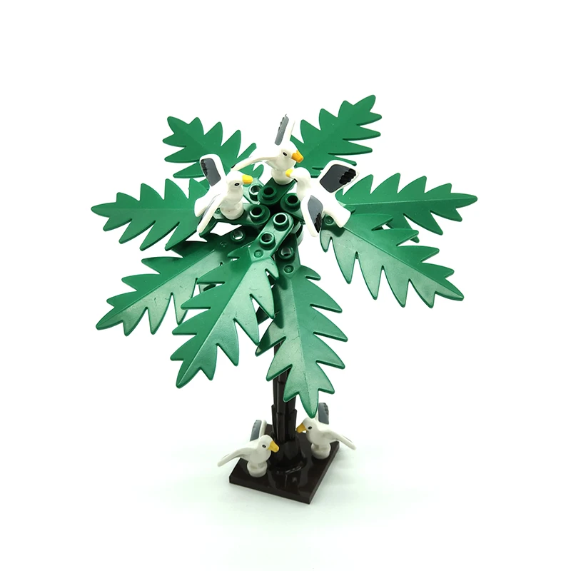 Пляжное кокосовое дерево MOC, игрушки, строительные блоки, побережье, кирпичи для дороги, собирающие растения с чайкой, морские птицы 
Пляжное кокосовое дерево MOC, игрушки, строительные блоки, побережье, кирпичи для дороги, собирающие растения с чайкой, морские птицы