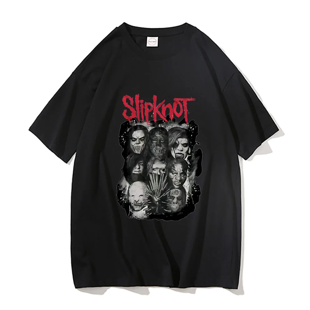 Slipknots T-shirt Heavy Metal Tee Men Women Fashion Punk Tshirt Prepare for Hell Tour T Shirts Rock Band Man Short Sleeve Tops
Slipknots T-shirt Heavy Metal Tee Men Women Fashion Punk Tshirt Prepare for Hell Tour T Shirts Rock Band Man Short Sleeve Tops