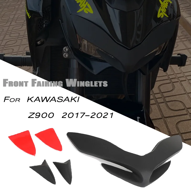 For KAWASAKI Z900 Z 900 2017-2021 Front Fairing Aerodynamic Winglets Front Beak Nose Cone Extension Cover Extender
For KAWASAKI Z900 Z 900 2017-2021 Front Fairing Aerodynamic Winglets Front Beak Nose Cone Extension Cover Extender